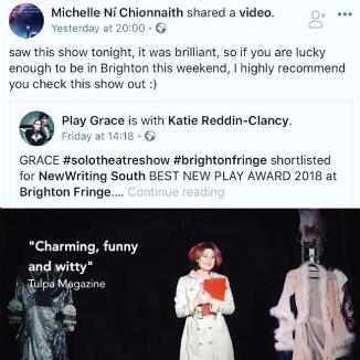 Katie Reddin Clancy British Voiceover Artist Brighton Fringer